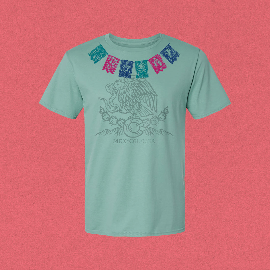 Papel Picado Short Sleeve Camiseta