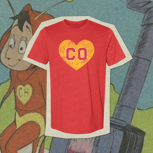 El Chapulin Heart T-shirt