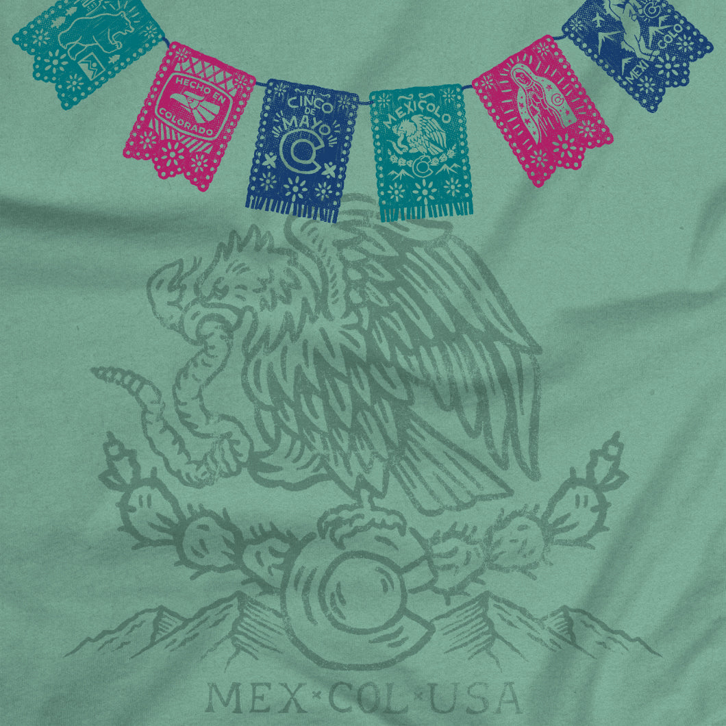 Papel Picado Short Sleeve Camiseta