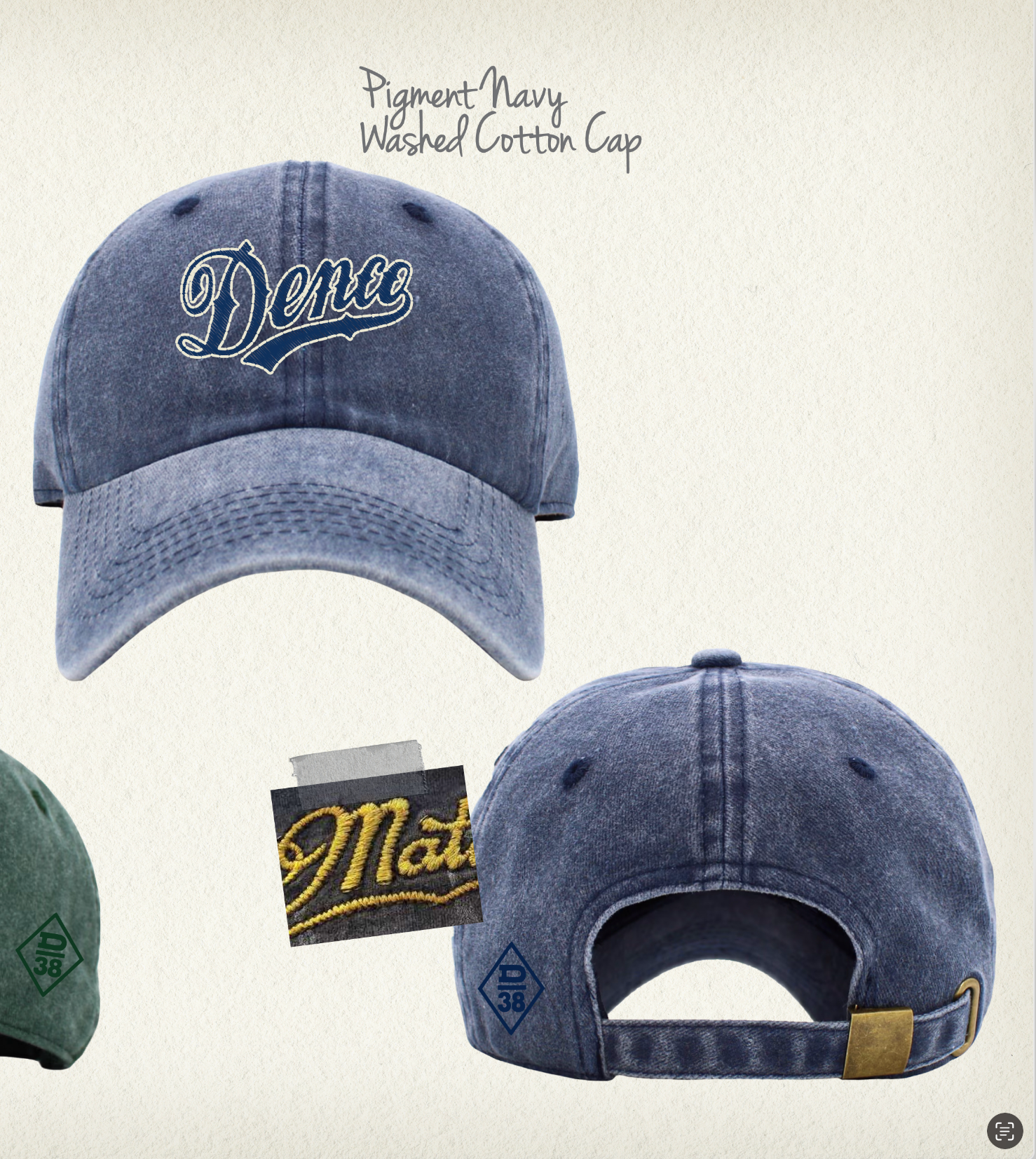 Denco Script Dad Hat