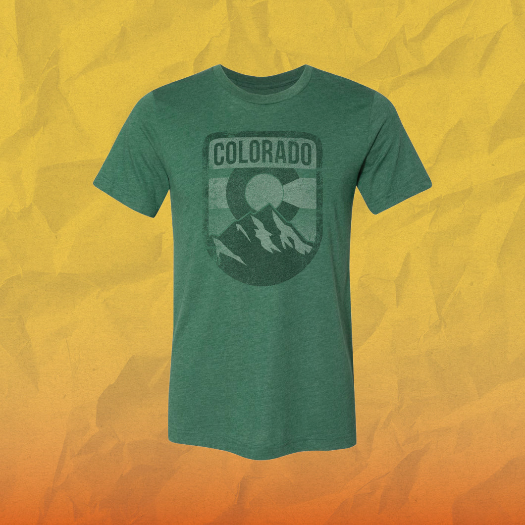 Tonal Green Shield Tee
