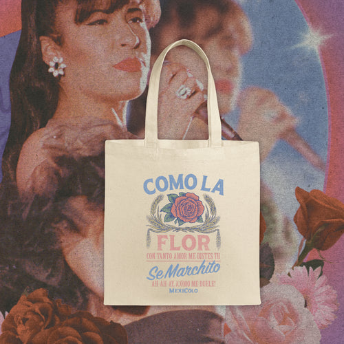 Como La Flor Faded Port Authority Canvas Tote